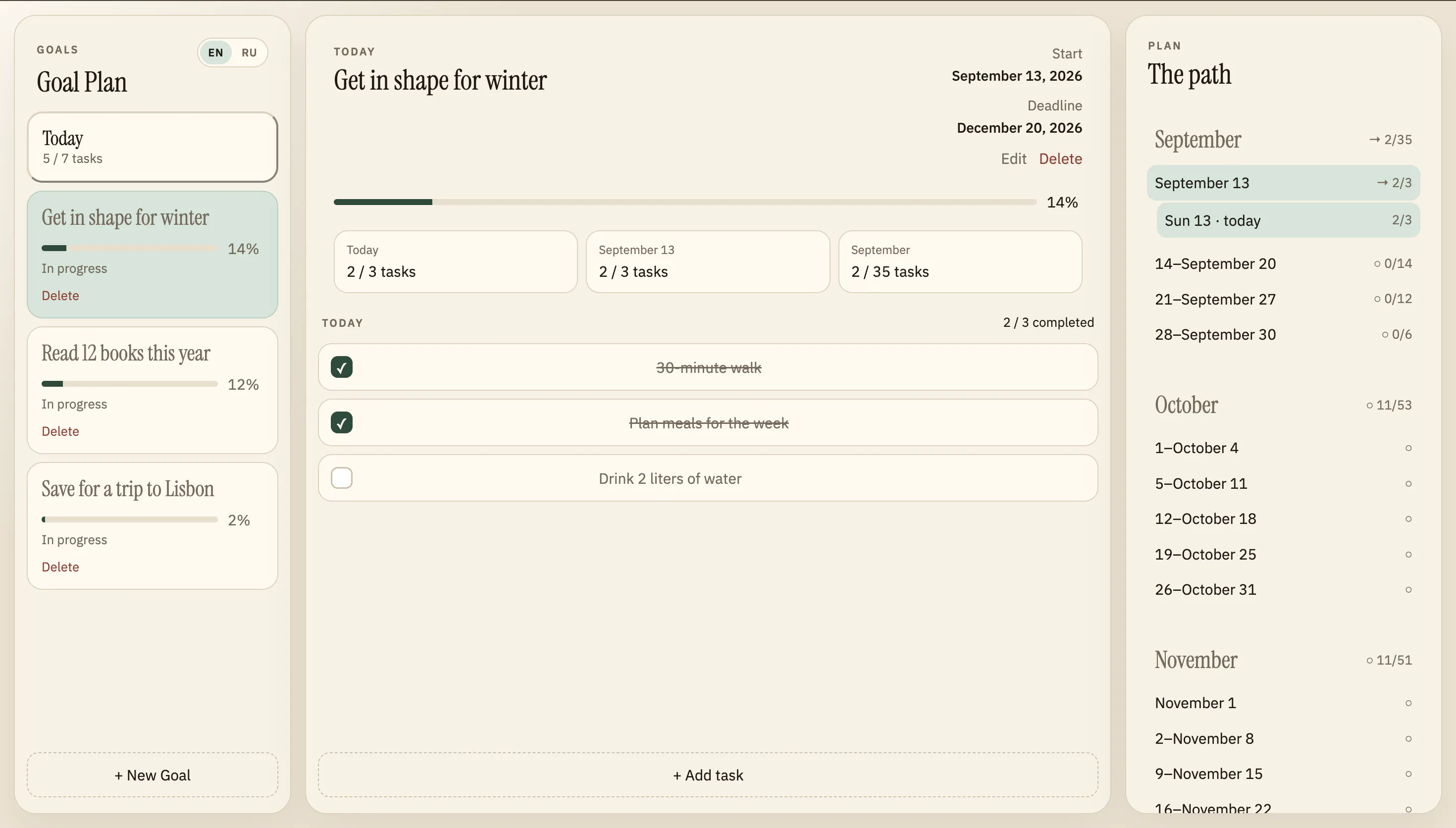 Goal Plan  gallery image