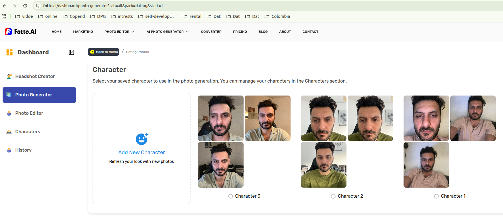 Fotto AI - Main product screenshot demonstrating key features and user interface