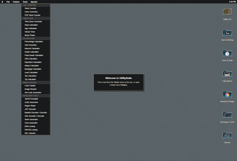 UtilitySuite.io screenshot 3