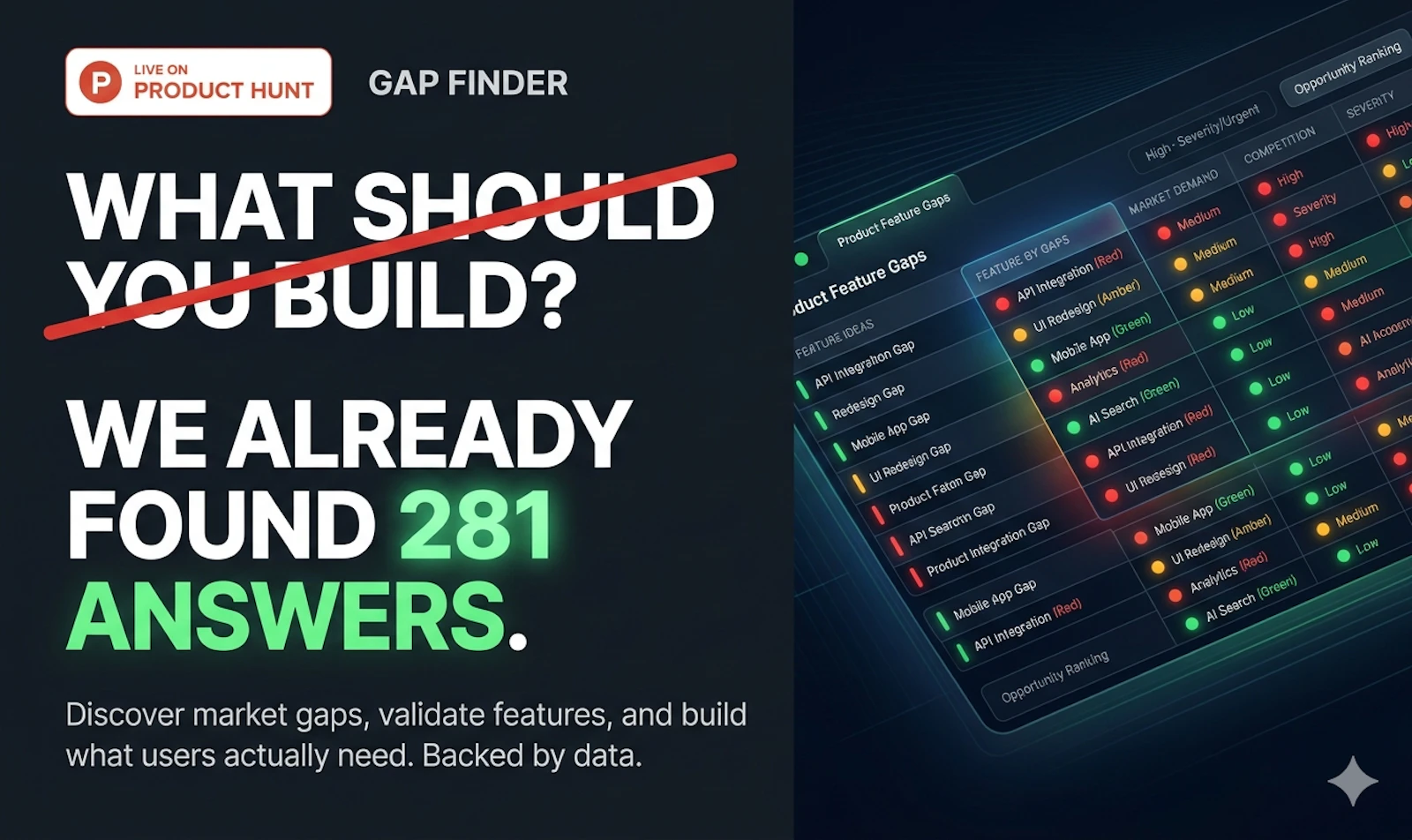 The Gap Database screenshot 1