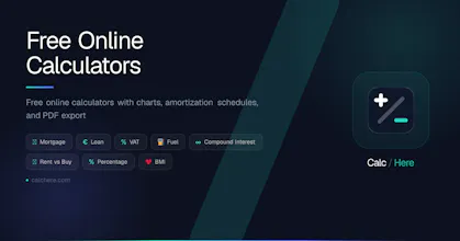 CalcHere — Free Online Calculators gallery image