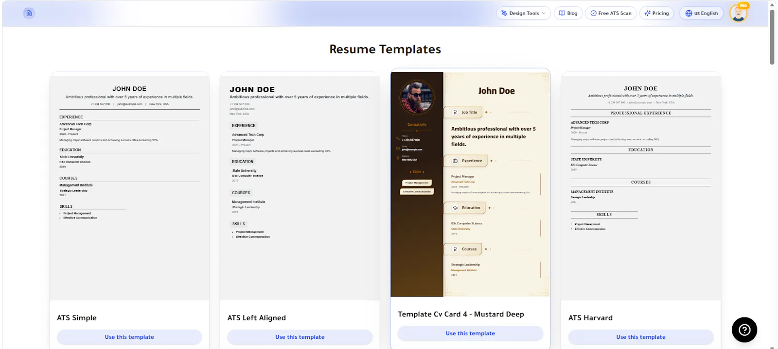 CV Builder screenshot 2