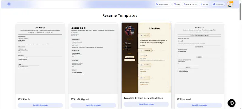 CV Builder screenshot 2