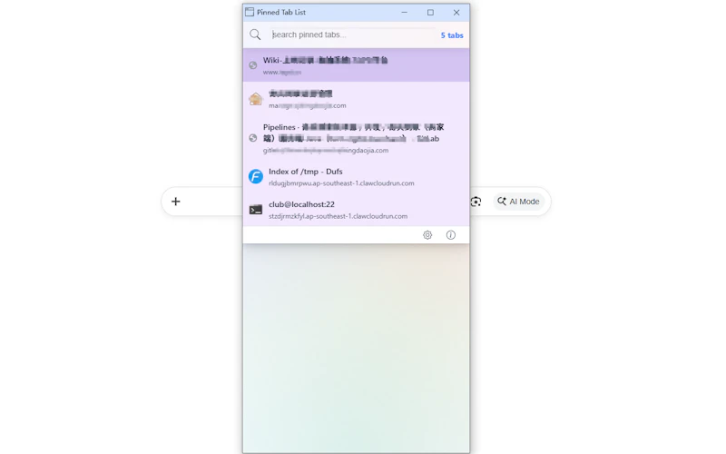 MyTabSearch screenshot 5