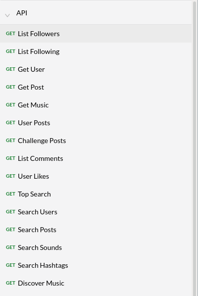 ScrapTik API gallery image