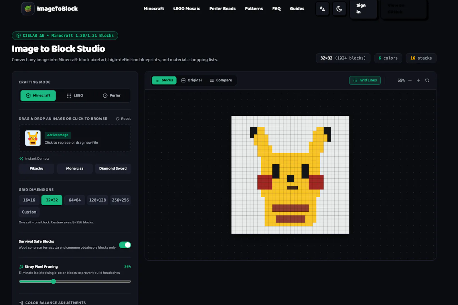 ImageToBlock screenshot 1