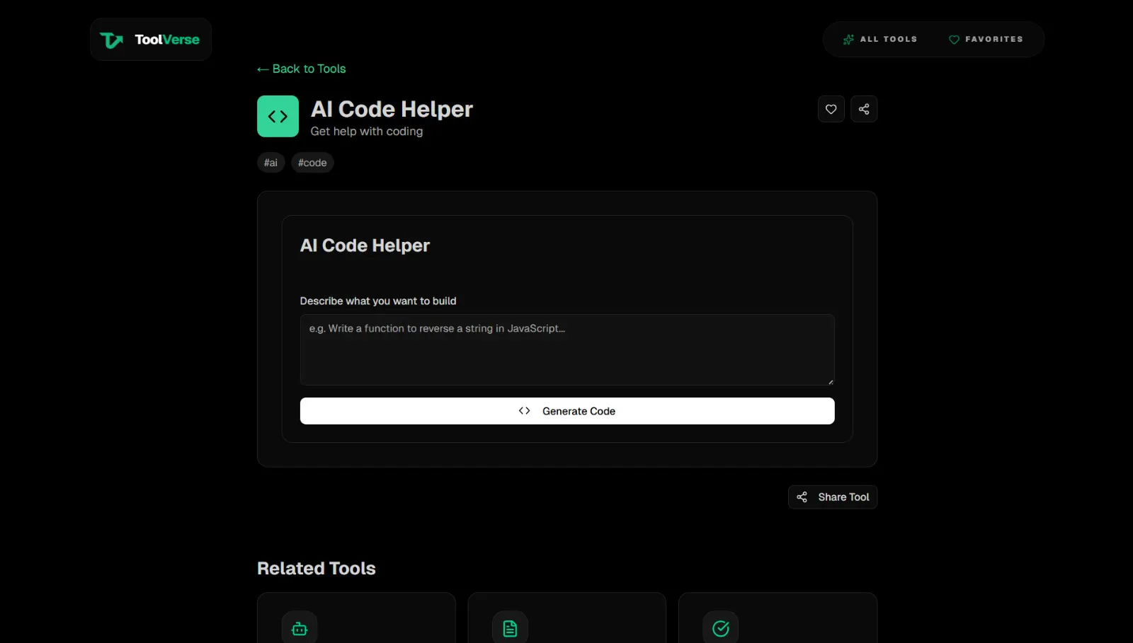 ToolsVerse screenshot 3