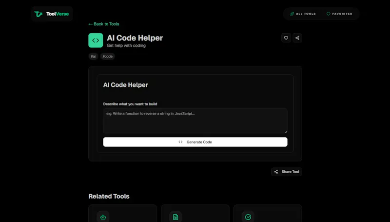 ToolsVerse screenshot 3
