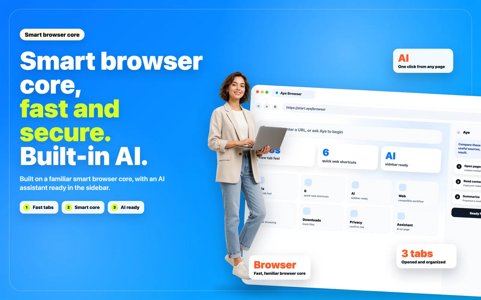 startuptile Aye-Your teachable AI intern for everyday browser work