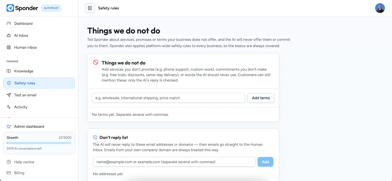 Sponder screenshot 7
