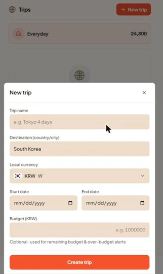 CalcTrip: offline travel calculator 截图 3