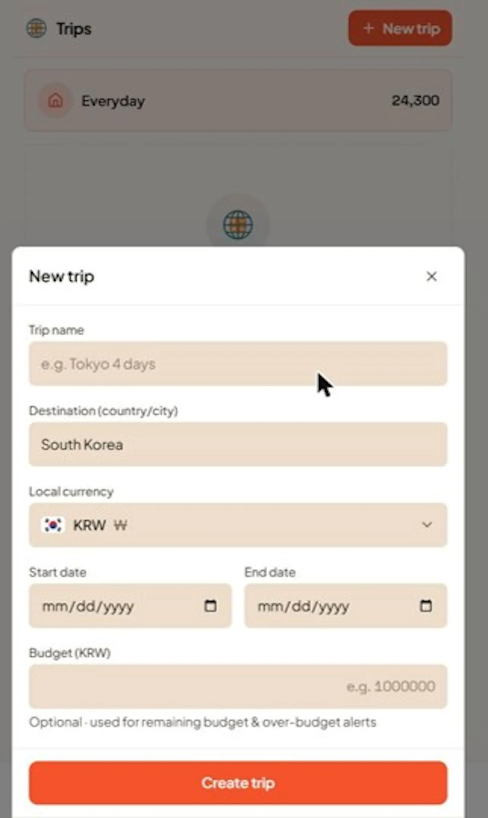 CalcTrip: offline travel calculator screenshot 3