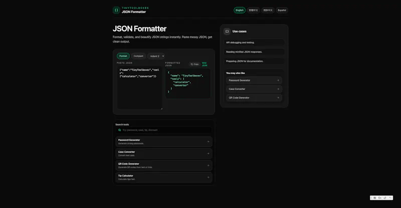 TinyToolboxes screenshot 2