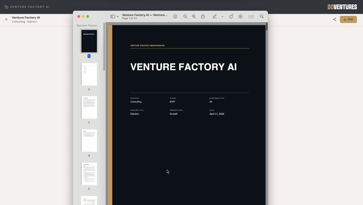Venture Factory AI gallery image