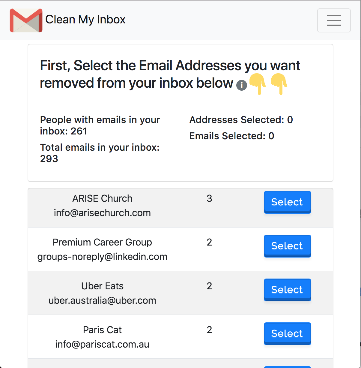 CleanMyInbox gallery image