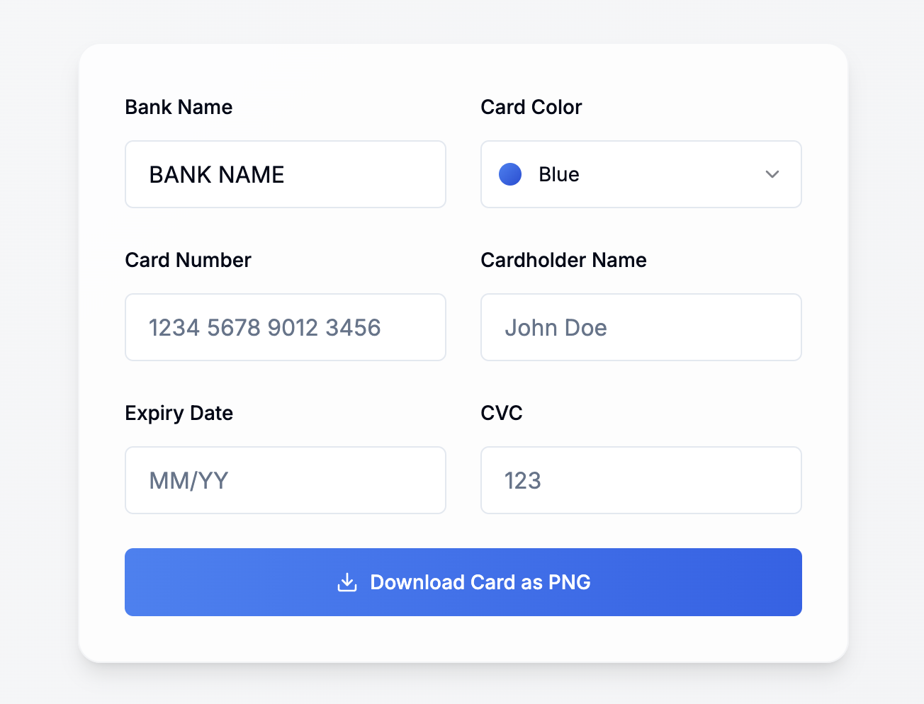 ตัวอย่างการ์ด - สร้าง Mockups และตัวอย่างบัตรชำระเงินที่สวยงาม media 3