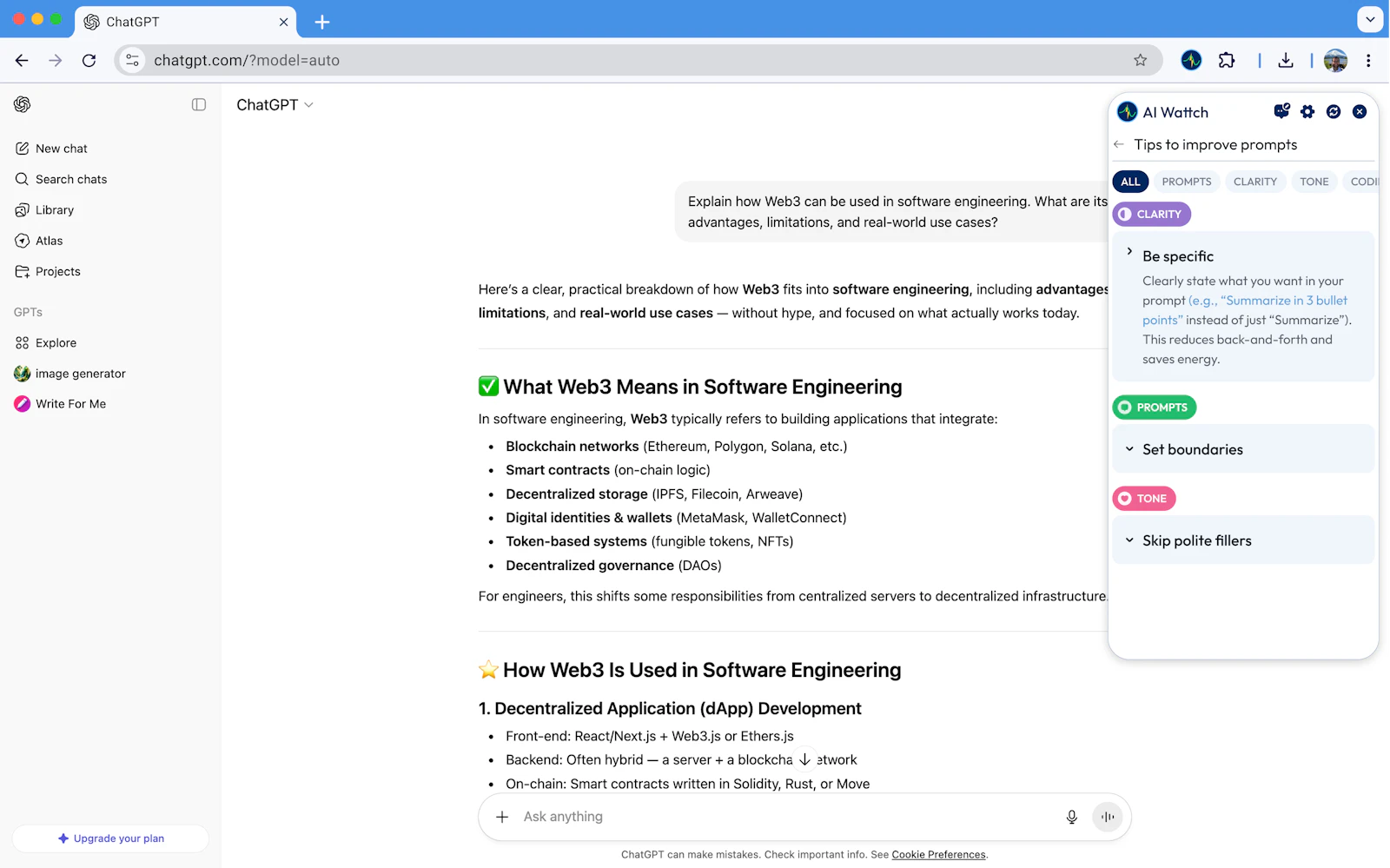AI Wattch screenshot 4