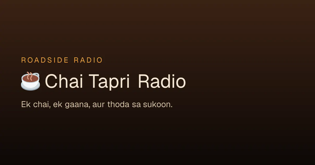 Chai Tapri Radio gallery image