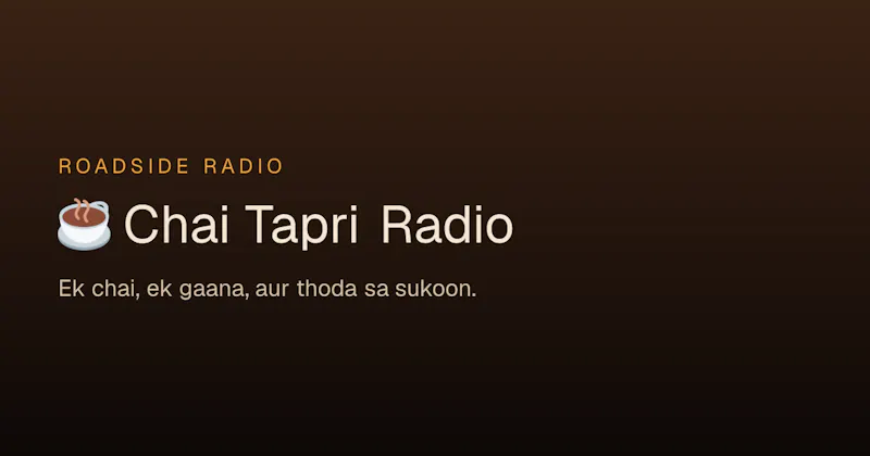Chai Tapri Radio screenshot 1
