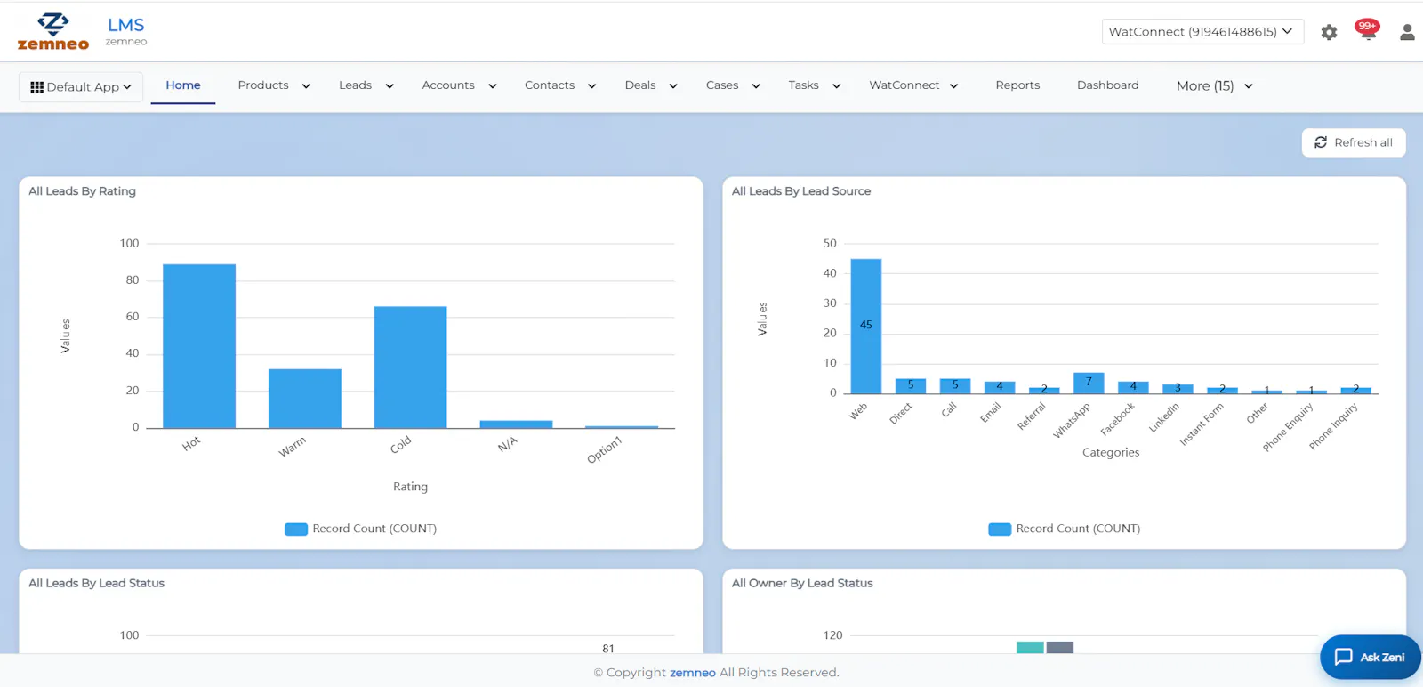 ZemNeo CRM screenshot 1