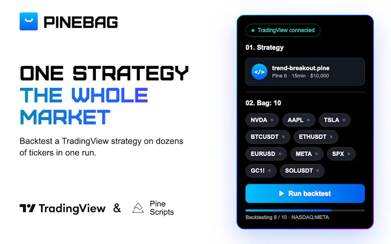 PineBag — Portfolio Backtesting screenshot 1