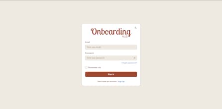 OnboardingHub gallery image