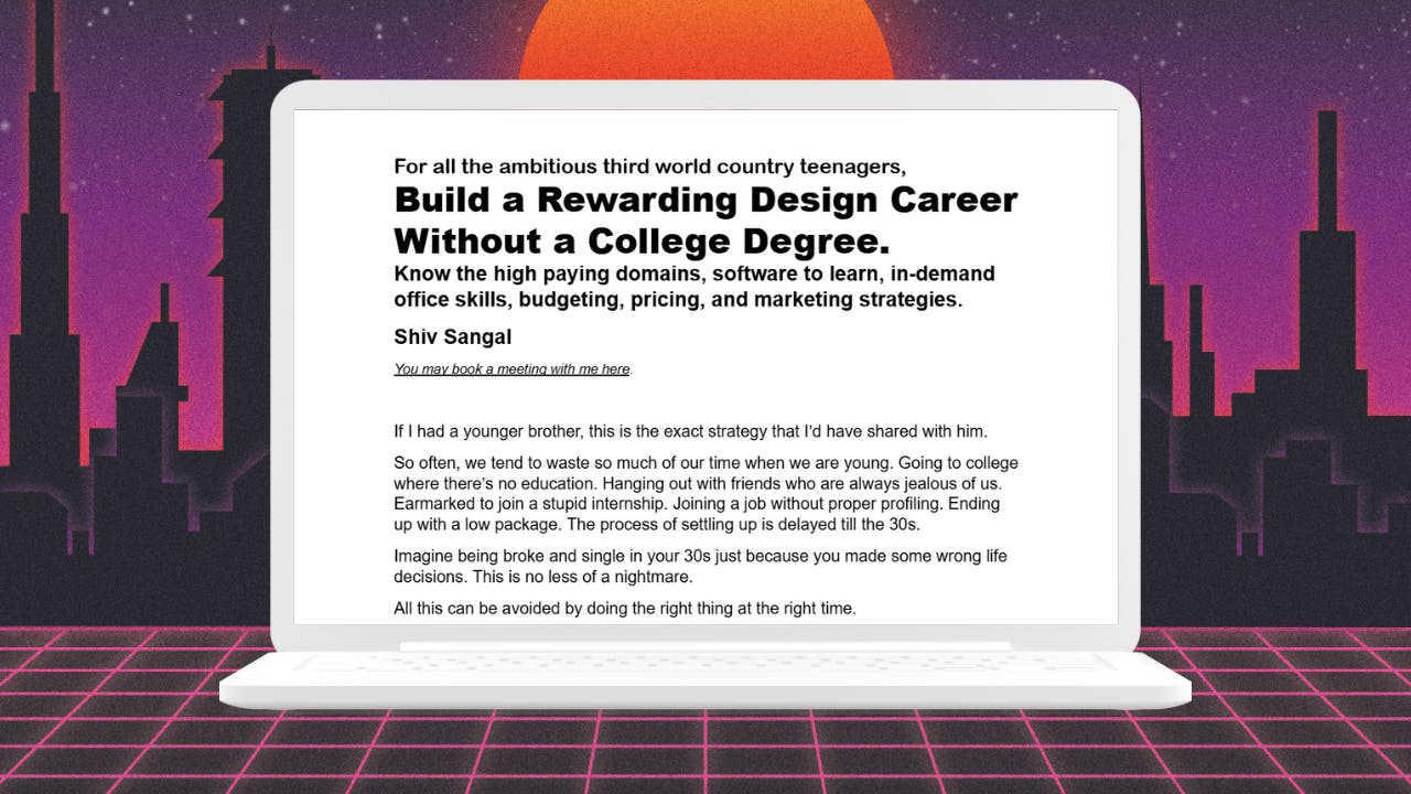 Designing Without a College Degree. media 1