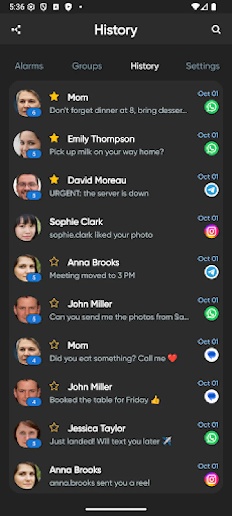 Notification Tracker & Alarms screenshot 2