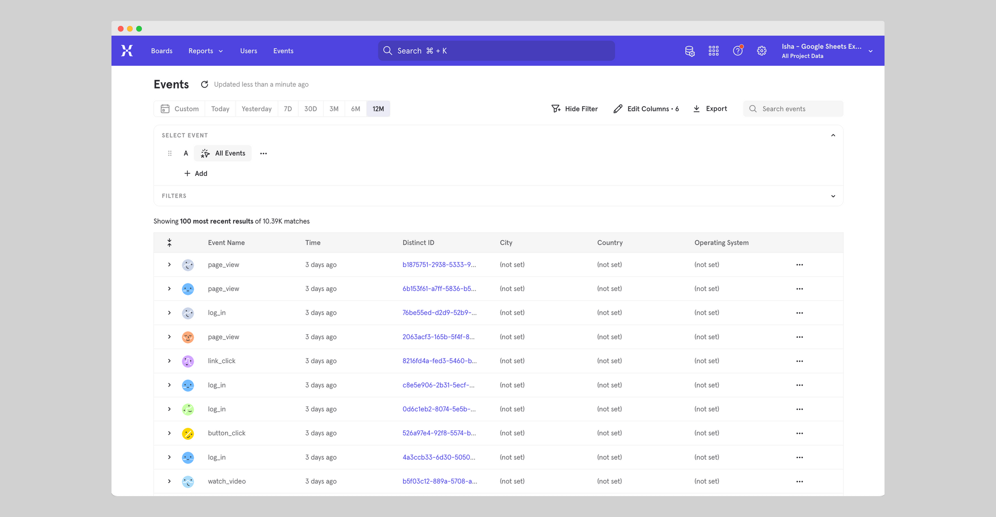 แผ่น⇔ mixpanel - วิธีที่ไม่มีรหัสในการนำข้อมูลจาก Google Sheets ไปยัง MixPanel media 5