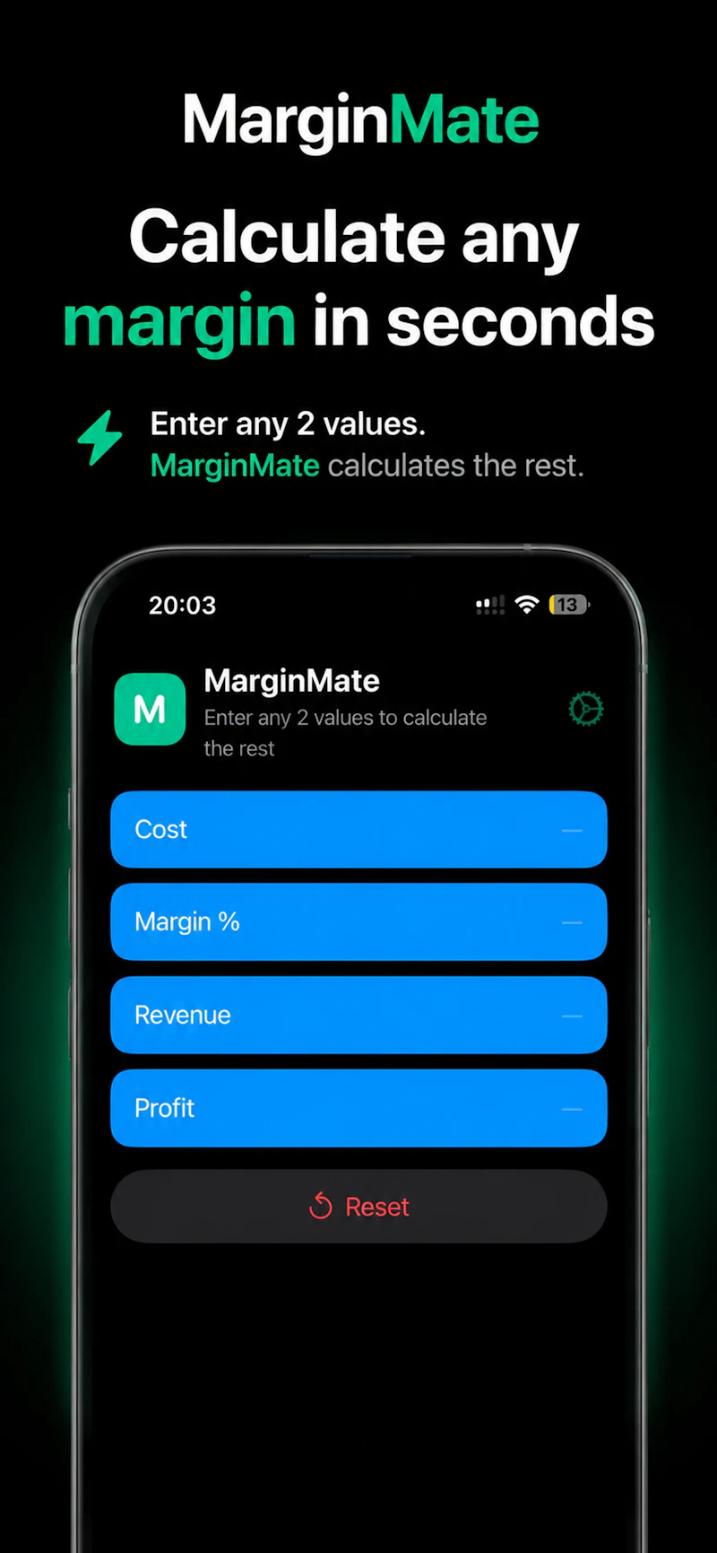 MarginMate screenshot 2
