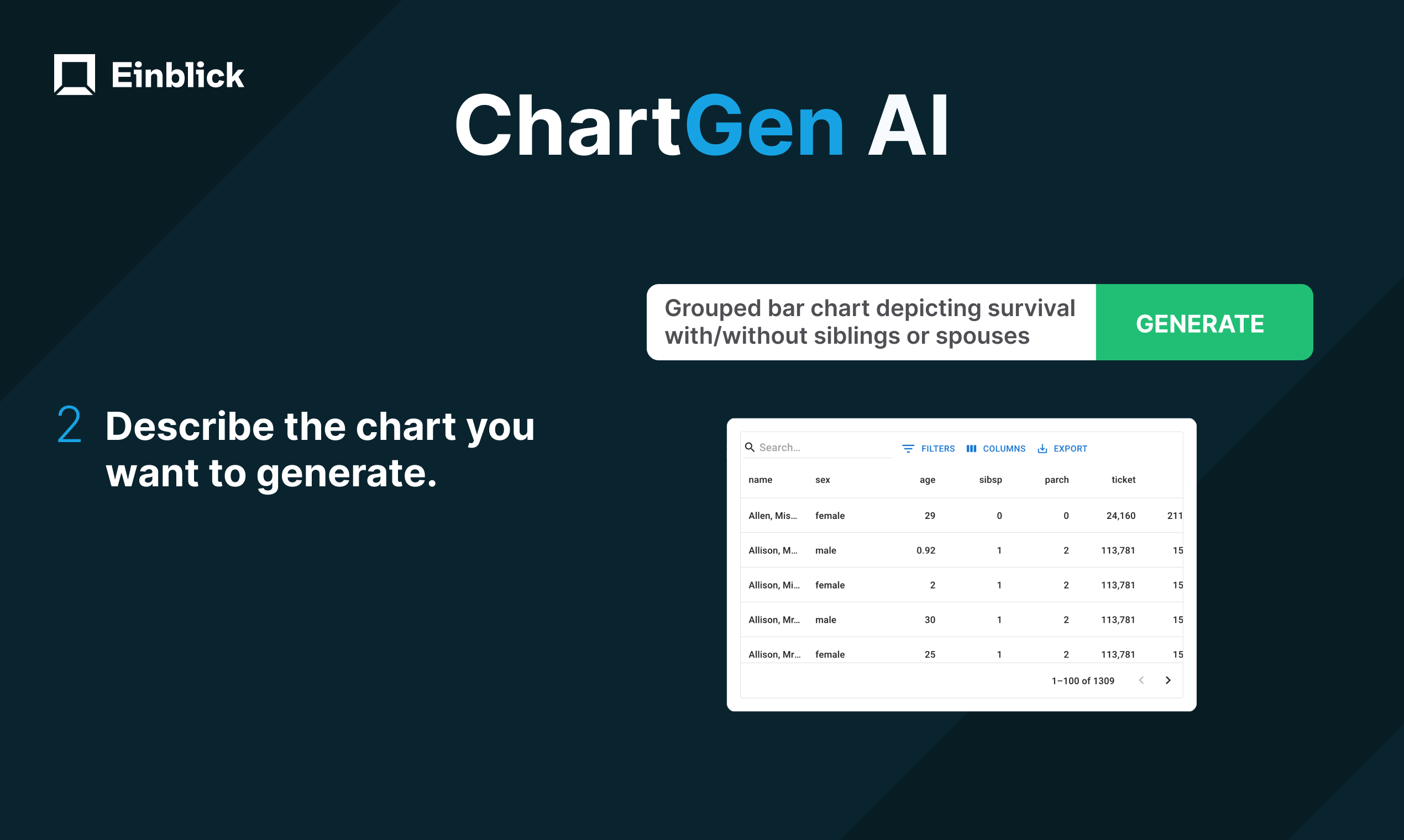 Chartgenai 只需一句话即可立即创建任何图表 搞英语 → 看世界 Chartgen Ai