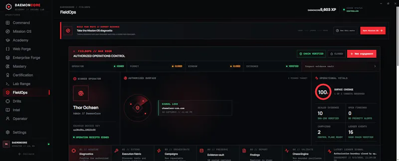 DaemonCore Academy screenshot 1