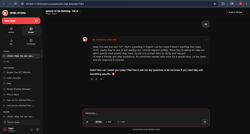 Oprel  v0.6.0 screenshot 2