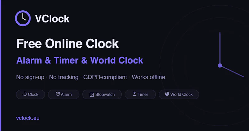 VClock screenshot 1