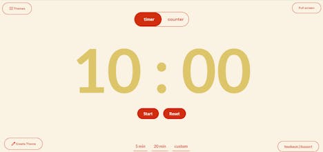 Simpletimer.space gallery image