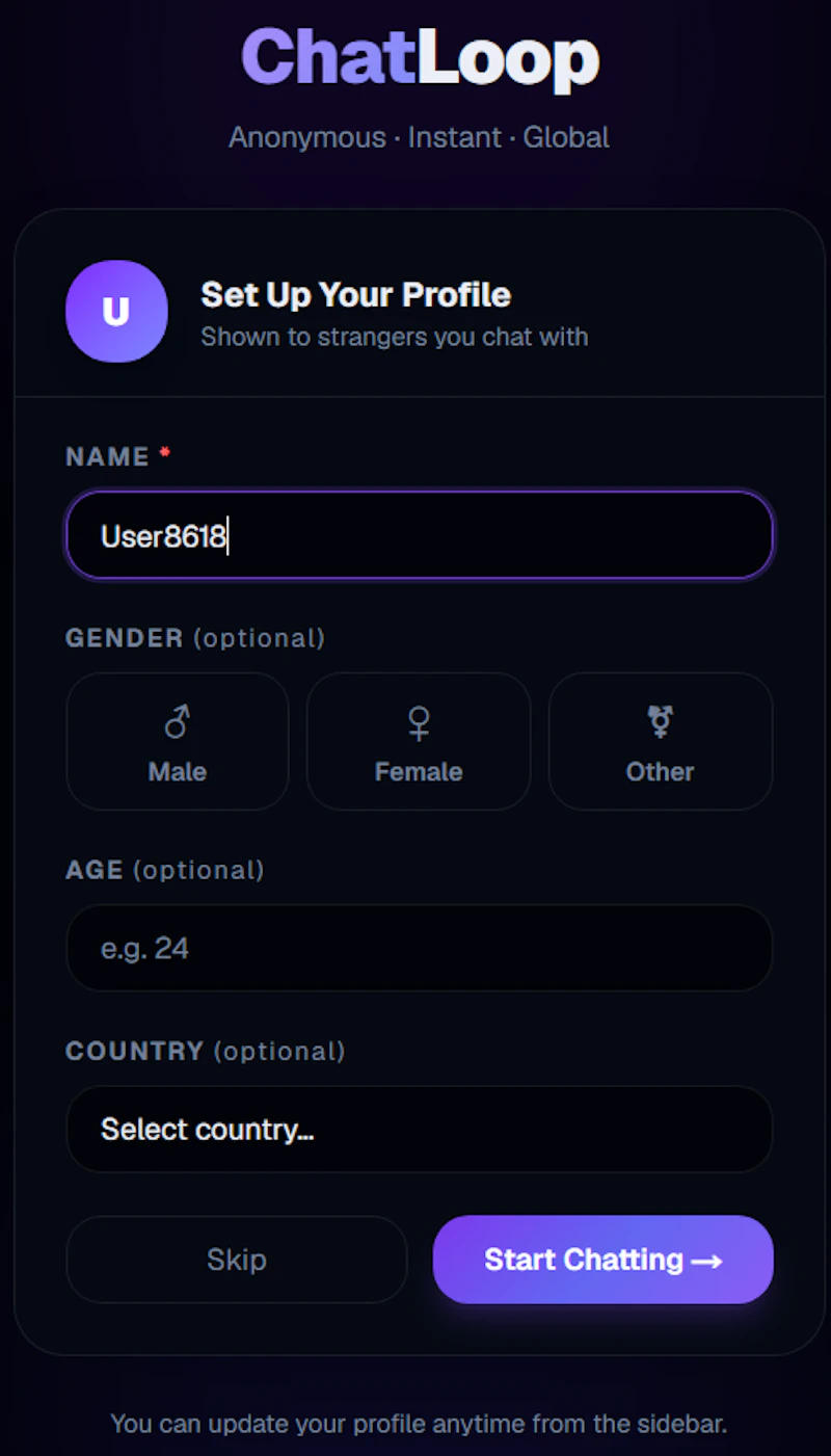 ChatLoop screenshot 2