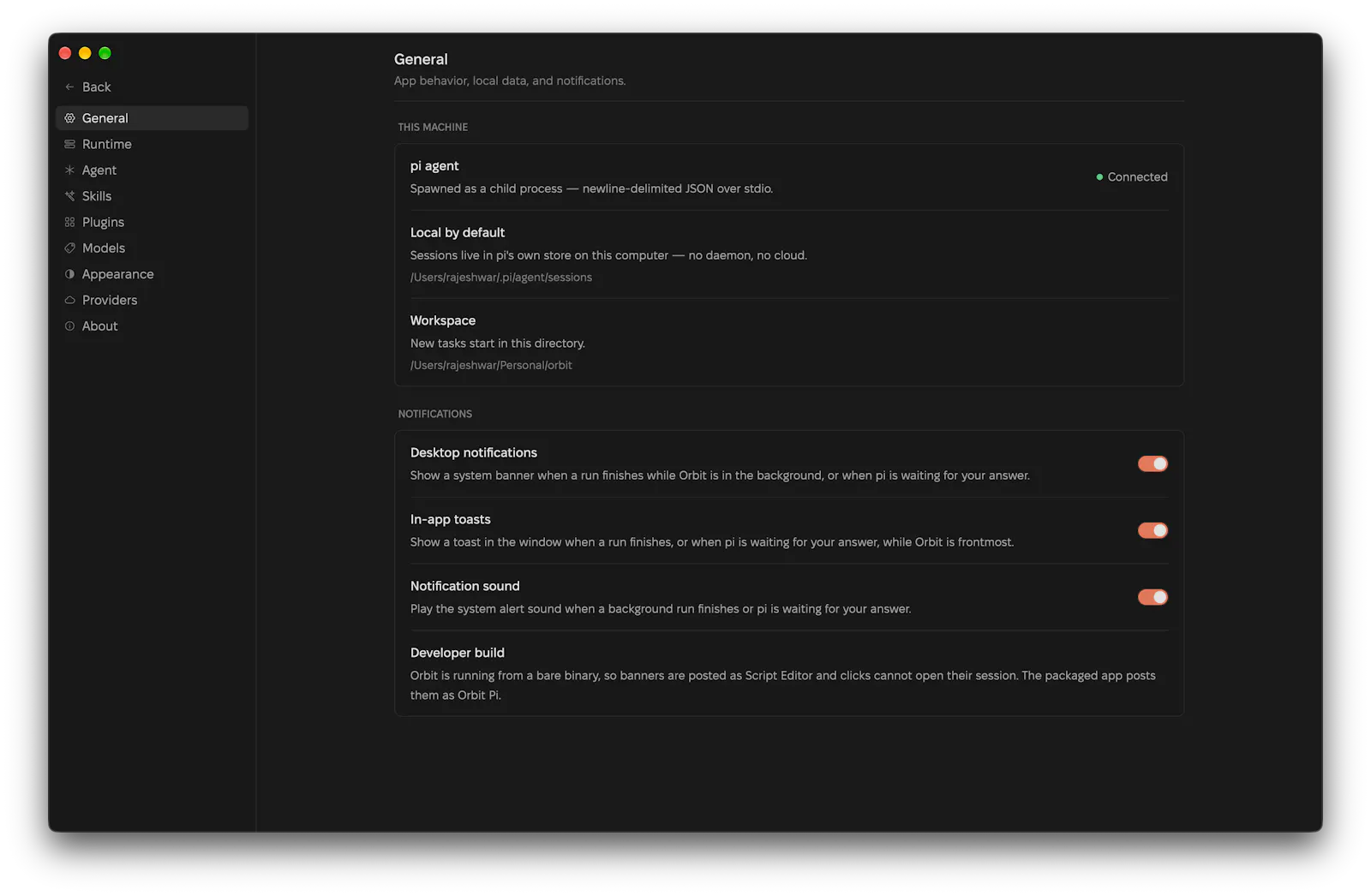 Orbit Pi screenshot 1