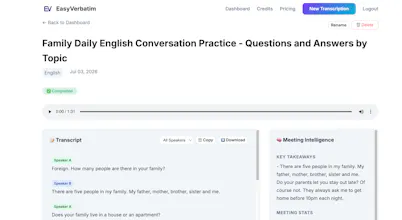 Bilingual Transcription Service gallery image