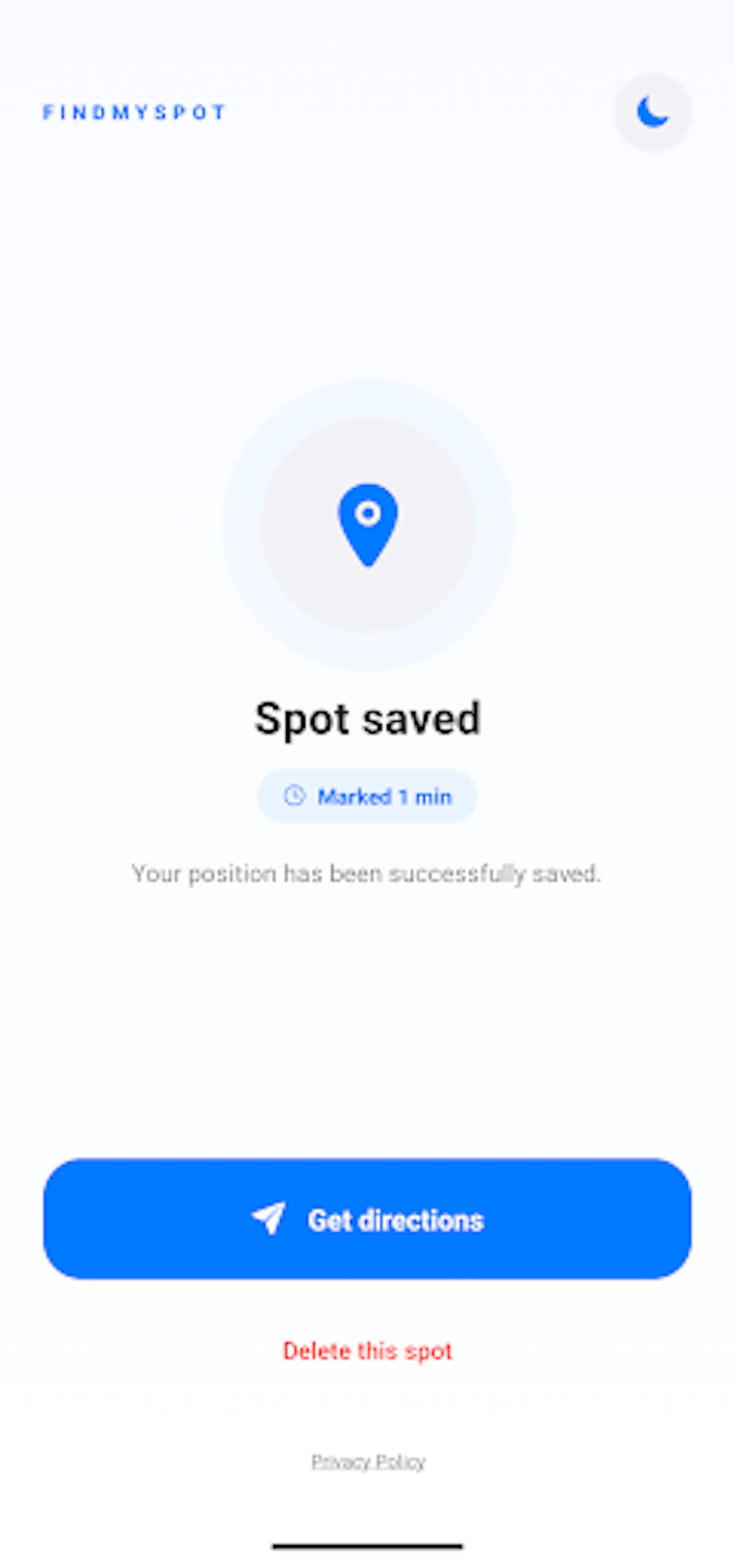 FindMySpot screenshot 3