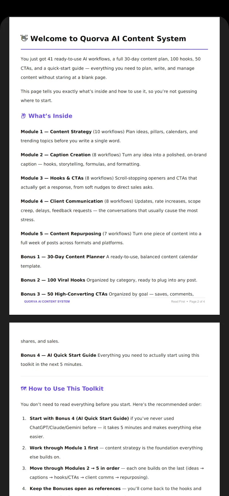Quorva screenshot 2