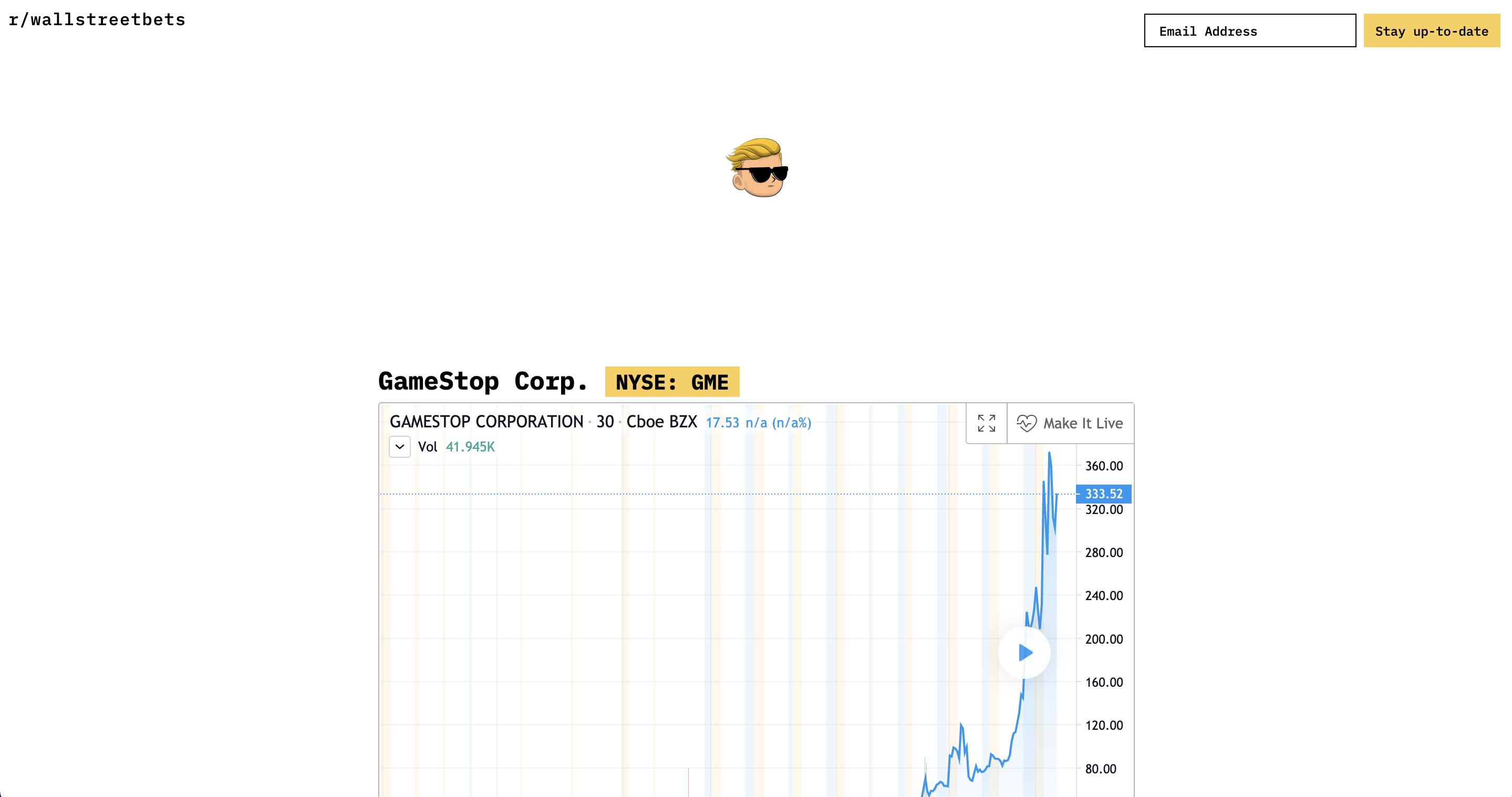 Dashboard to follow r/wallstreetbets gallery image