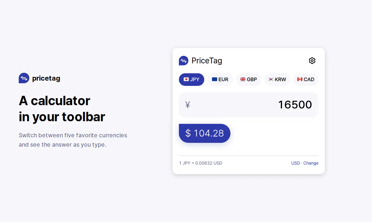 PriceTag: Currency translator gallery image