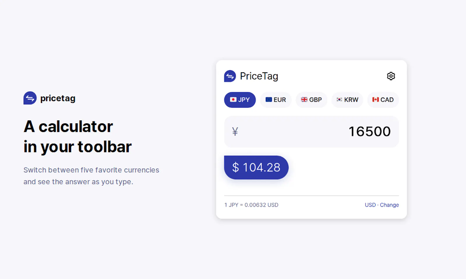 PriceTag: Currency translator screenshot 4