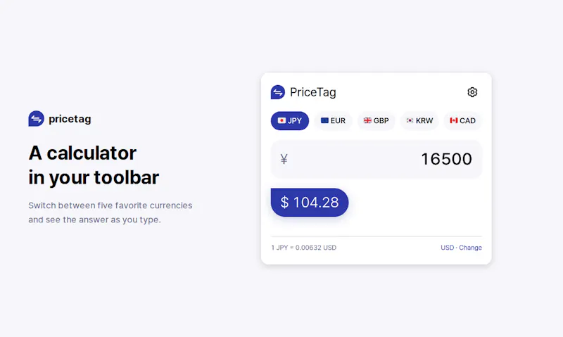 PriceTag: Currency translator screenshot 4