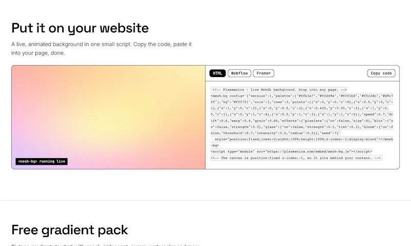 Plasmanica: Gradient Engine for Designer screenshot 6