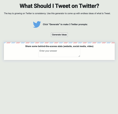 O que devo twittar?