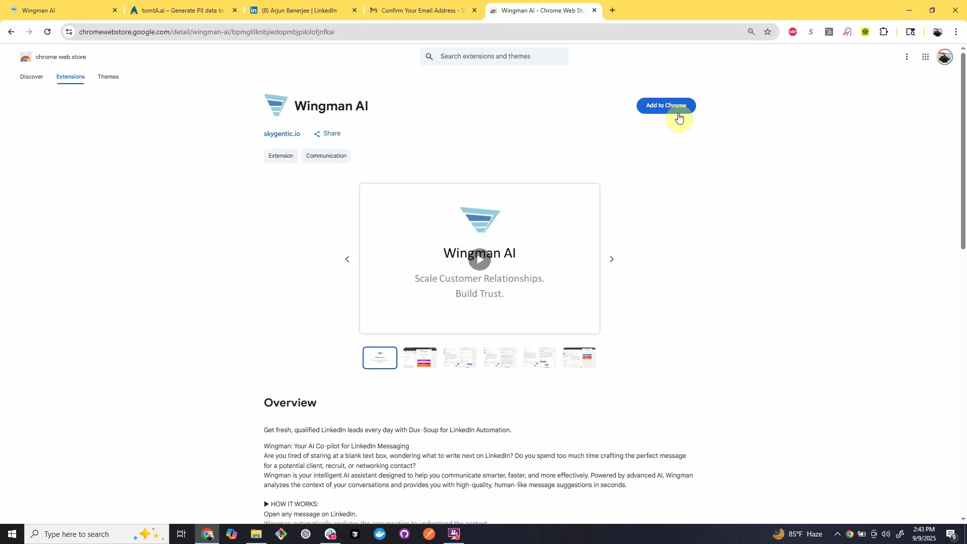 Wingman AI by Skygentic gallery image