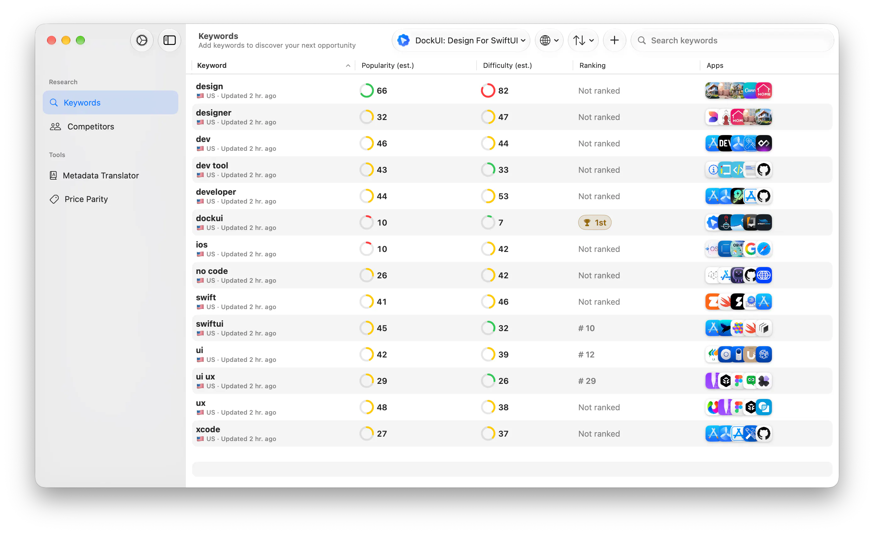 ASO Engine - App Store Optimization Tool gallery image