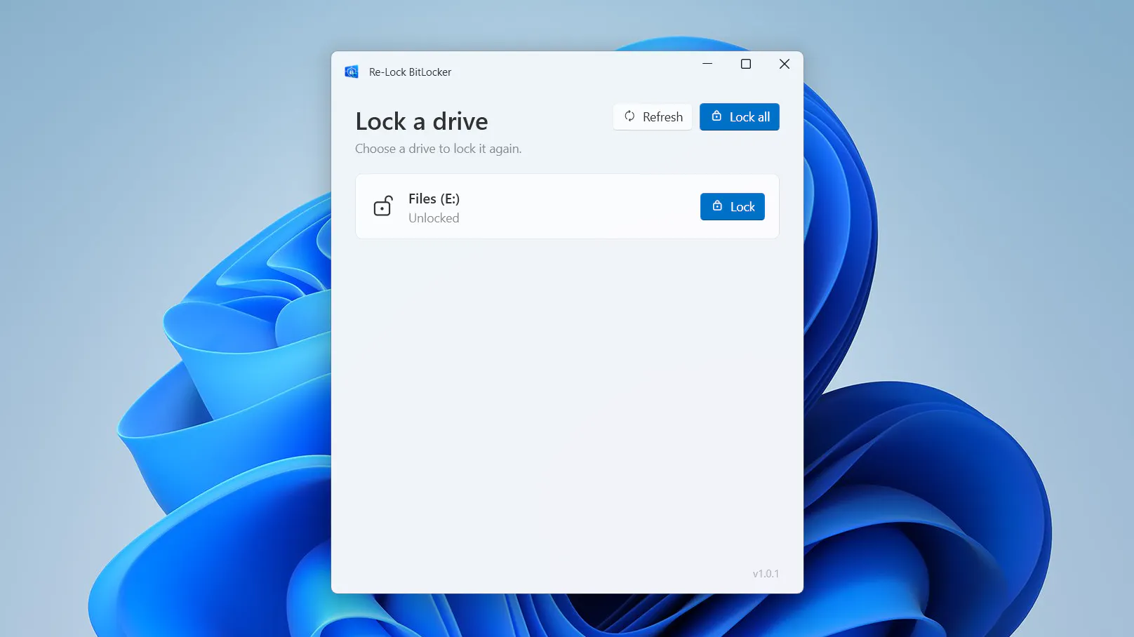 Re-Lock BitLocker gallery image
