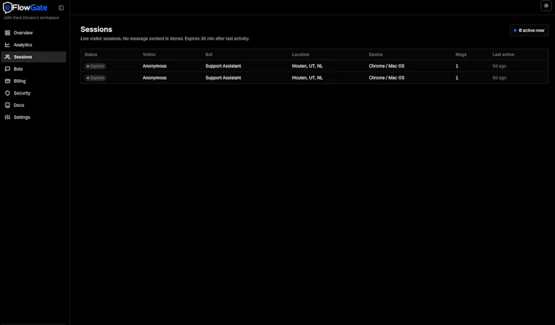 ChatFlowGate screenshot 2